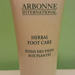 Arbonne International Herbal Foot Care Cream. Opened.  3.2 Ounces 