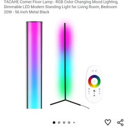 RGB corner Light NEW WHITE NOT BLACK 