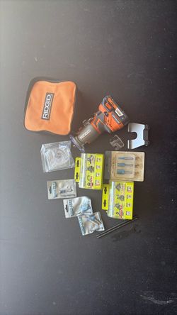 RIDGID Brushless Compact Router with Accessories