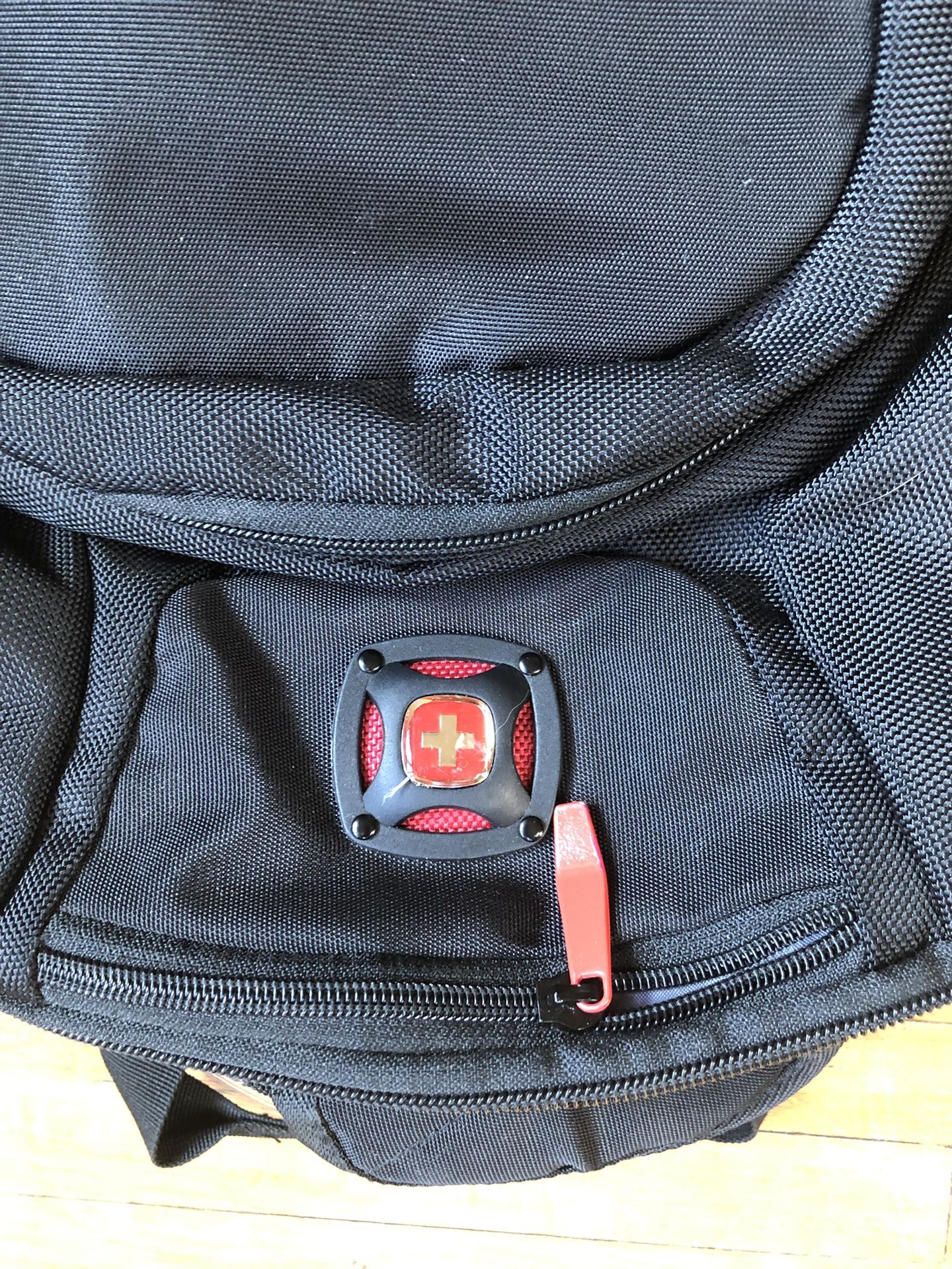 Black Swiss Army Backpack