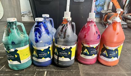 Bulk Acrylic Paint Art Alternatives Liquitex Artist Loft And Yellow Storage Tote