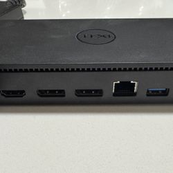 Dell MKX27 D6000 4K USB Dock w 130W (US) (Black) USB-C USB-A RJ-45 HDMI DP