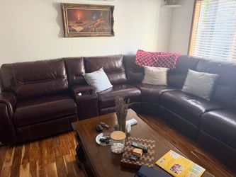 Original leather recliner
