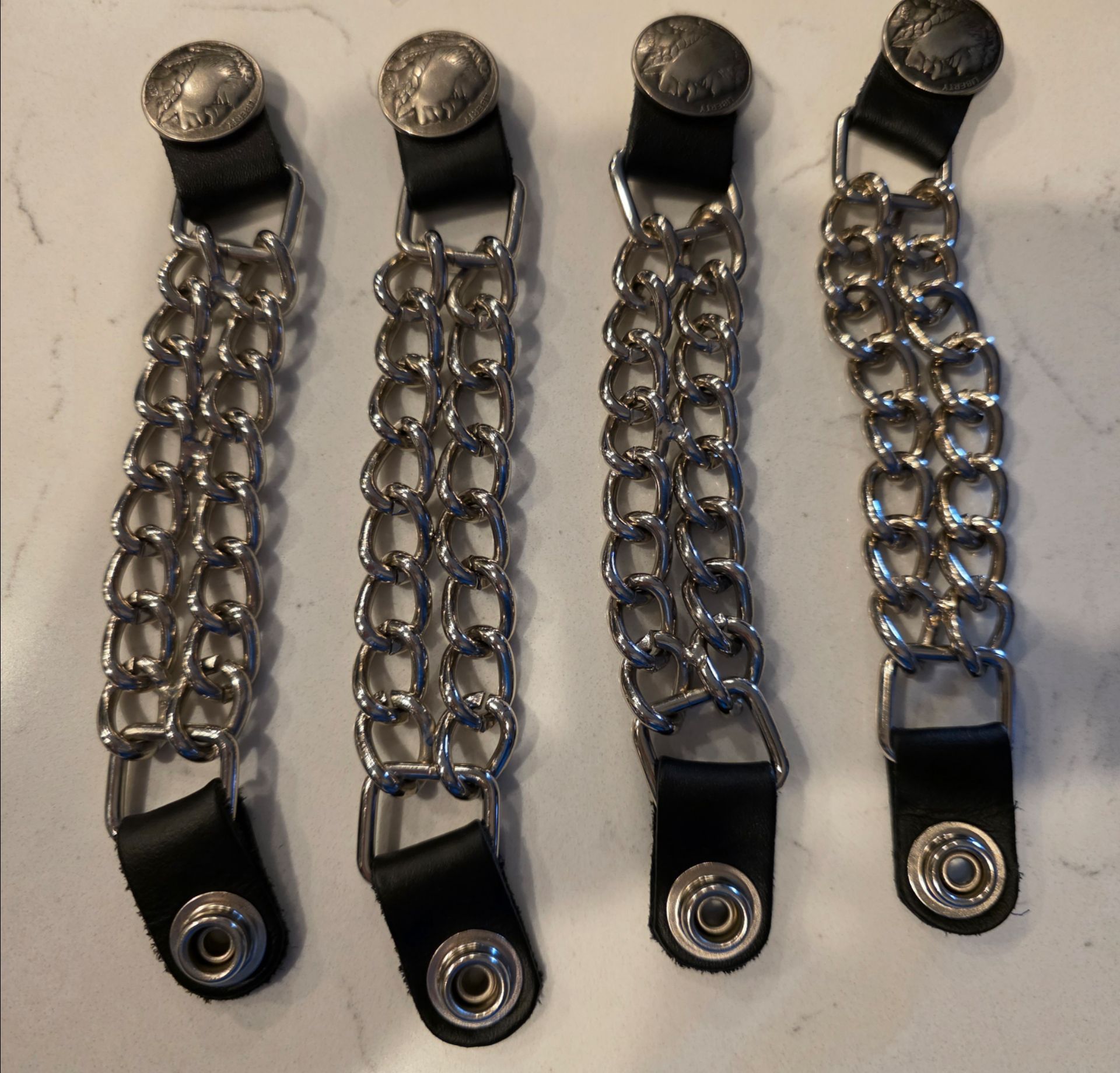 Vest extenders.