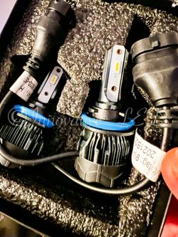 H3 LED Fog Light Bulb 6500K White,  30W 8000Lumen, H3 LED Headlight Bulbs for Fog Lamp DRL High/Low Beam, Canbus Error Free Long Lifespan