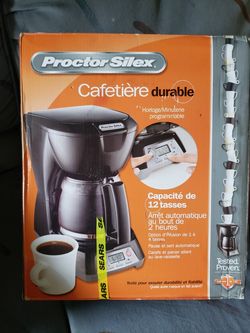 COFFEE MAKER PROCTOR SILEX $30 never used