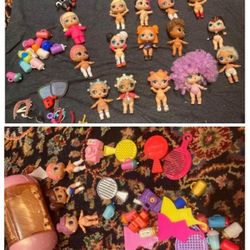 Lot Of Lol Dolls As Pictured