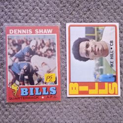 Vintage Bills Cards. Commons Stars And Rookies