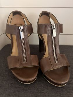 Michael Kors Berkley Sandal, Women's Size 7M, Brown MSRP $120