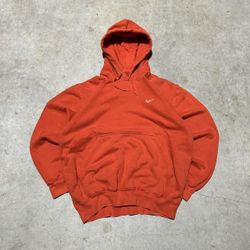 Y2k Nike orange hoodie L