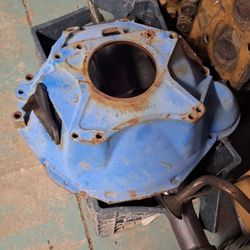 Early  Cast Iron Bell Housing Ford 289 302 See Pics Dual Pattern  For Trans.35th Ave And McDowell Phx 
