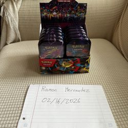Pokemon Mega Evolutions Mini Tins