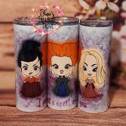 Hocus Pocus 20oz Skinny Tumbers