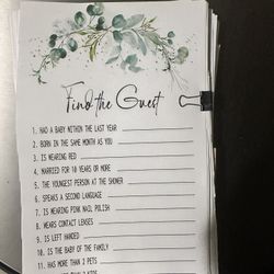Baby Shower Games