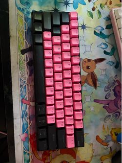 Pink & Black mechanical keyboard