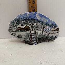 Painting On Tree Shelf 