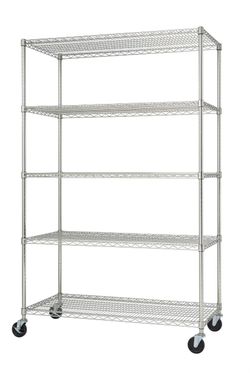 Heavy Duty Chrome Shelving Units