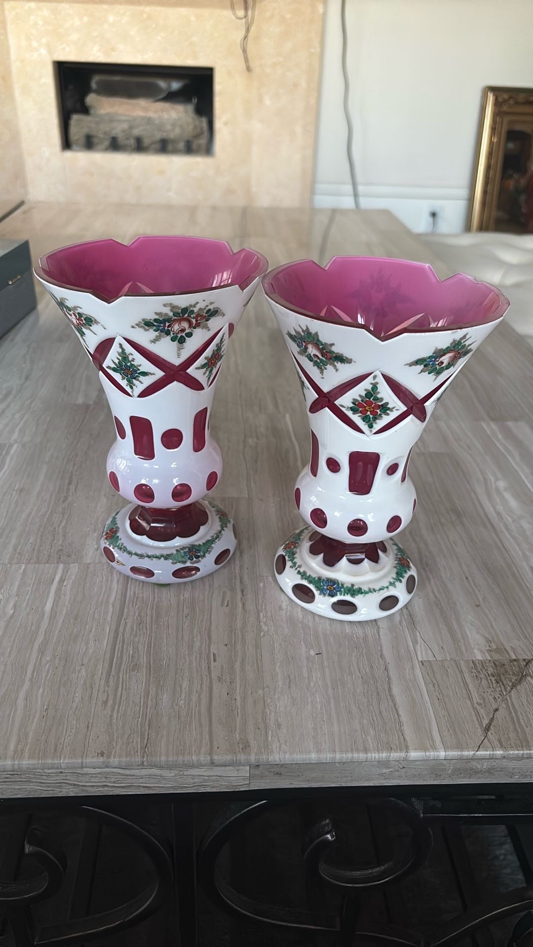 Pair Of Antique Vases