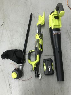 Ryobi 40v Combo Set With Battery And Charger