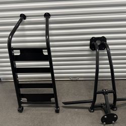 Rear Roll Bar And Bumper Tire Rack System For Polaris Razor