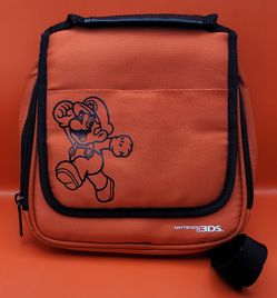 Nintendo DS 3DS Super Mario Power Travel Case Carrying Bag Red Messenger Bag [No Stylus]
