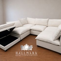 New 6-Piece Kova Style Cloud Sectional Couches