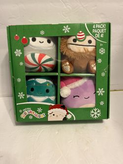 Squishmallow Mini Christmas 4-Pack plush toy New in Box