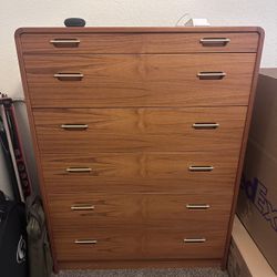 Vinde Mobelfabrik Danish Teak Wood Dresser