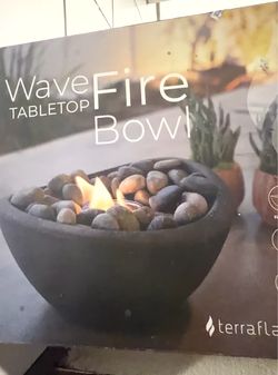 Table top fire bowl