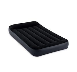 Intex Dura-Beam Standard Pillow Top Airbed Comfortable Blow Up Portable Air Mattress Auto Pump
