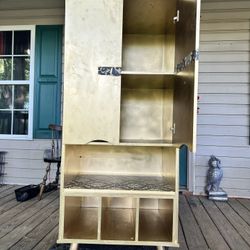 Gold Bookcase