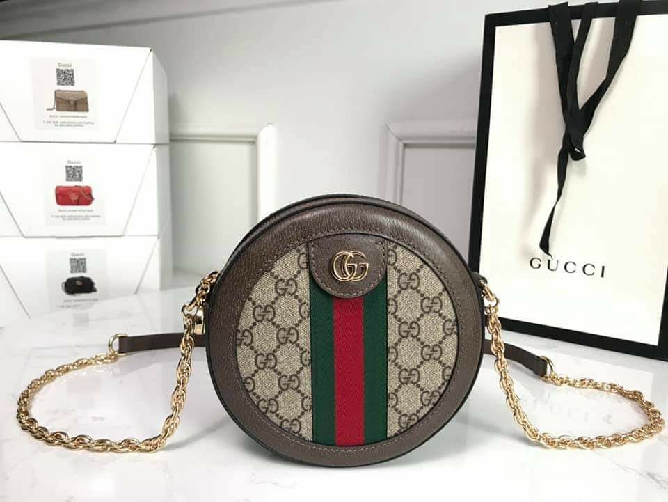 Lovely 💕 Gucci Ophidia GG Round Shoulder Bag👜! Won't Last!🙌