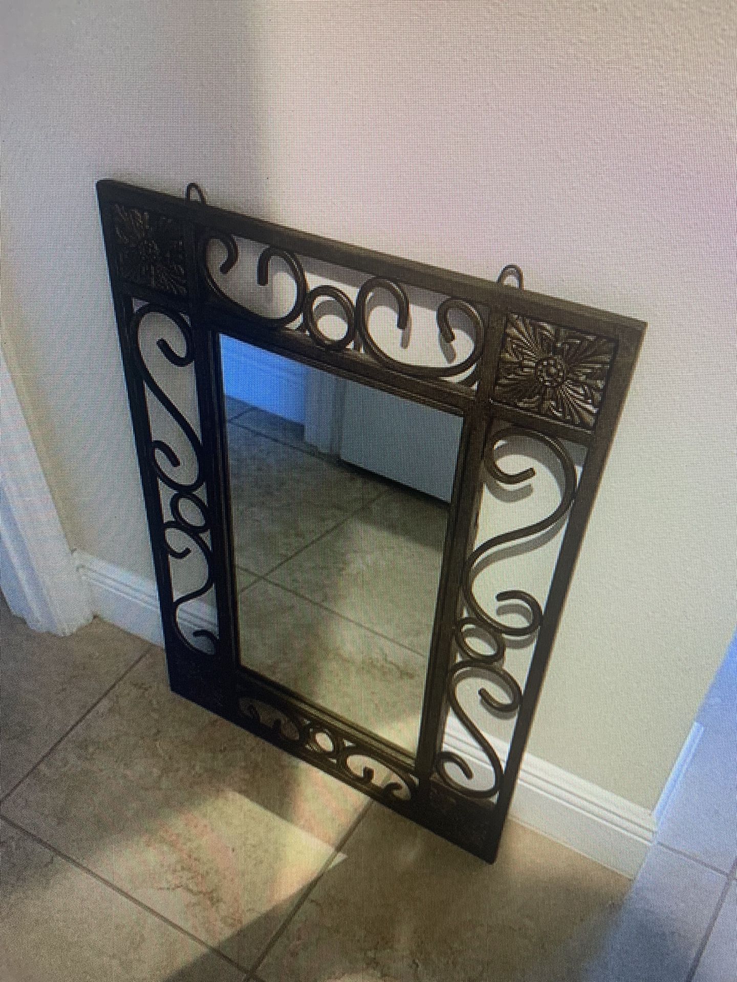 Console Table and Mirror 