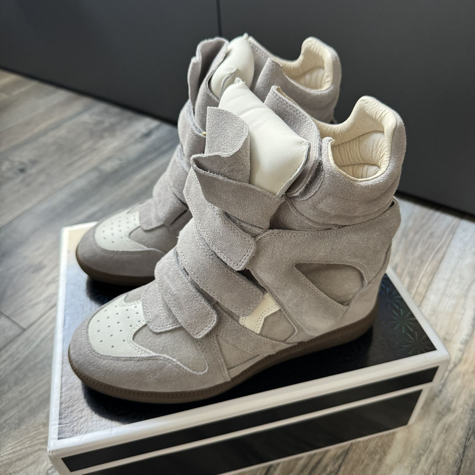 Isabel Marant Inspired Wedge Sneakers Size 37