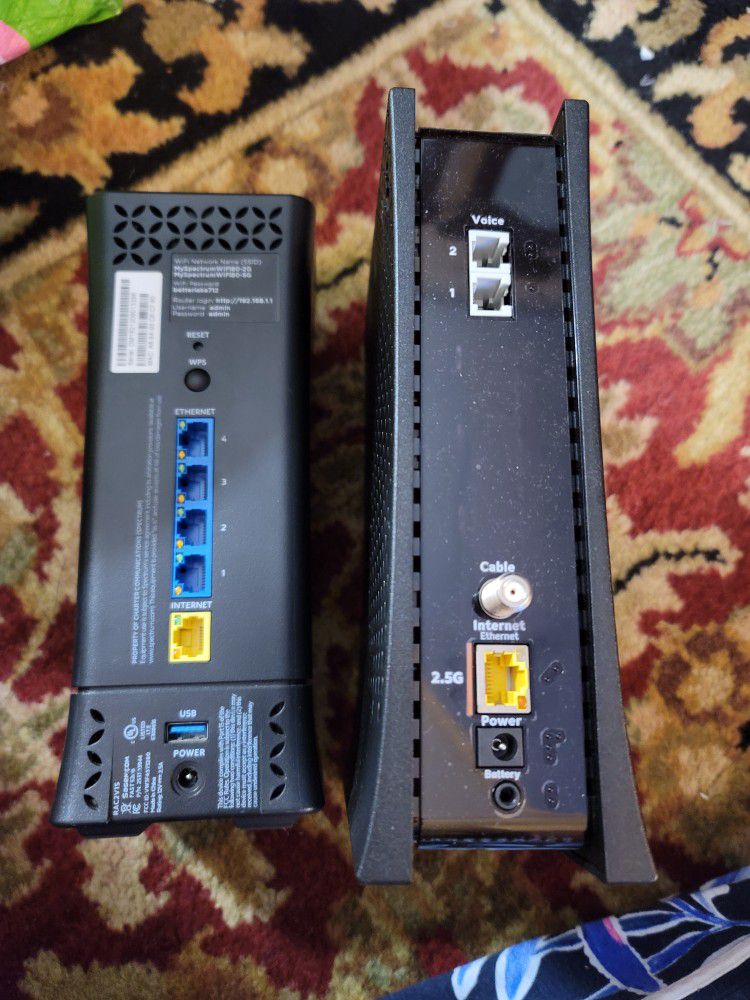 Router and Voice Modem 
