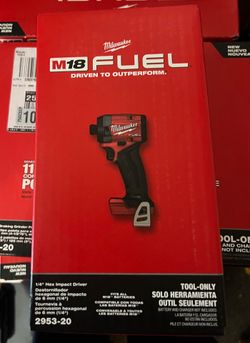 Milwaukee M18 FUEL 1/4" Hex Impact Driver 2953-20  Tool only