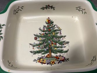 Spode Christmas Tree Dish Set for 8