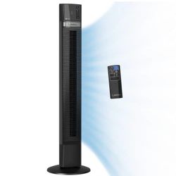 TV Stand for TVs up to 50", Black Oak Finish 