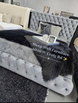 ✨️ King, Cal King, Queen Bed Frame ✨️ Furniture Sectionals, Bedrooms, Dining Avail