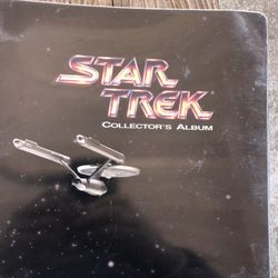 STAR TREK 1991 25th anniversary book The Final Frontier collectible trading cards. 