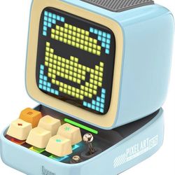 Ditoo Pro Retro Pixel Art Game Bluetooth Speaker with 16X16 LED App Controlled Front Screen