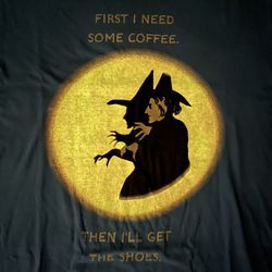 Vintage Glow in the Dark Wizard of Oz Wicked Witch T-Shirt