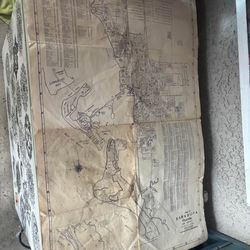 Vintage map of Sarasota