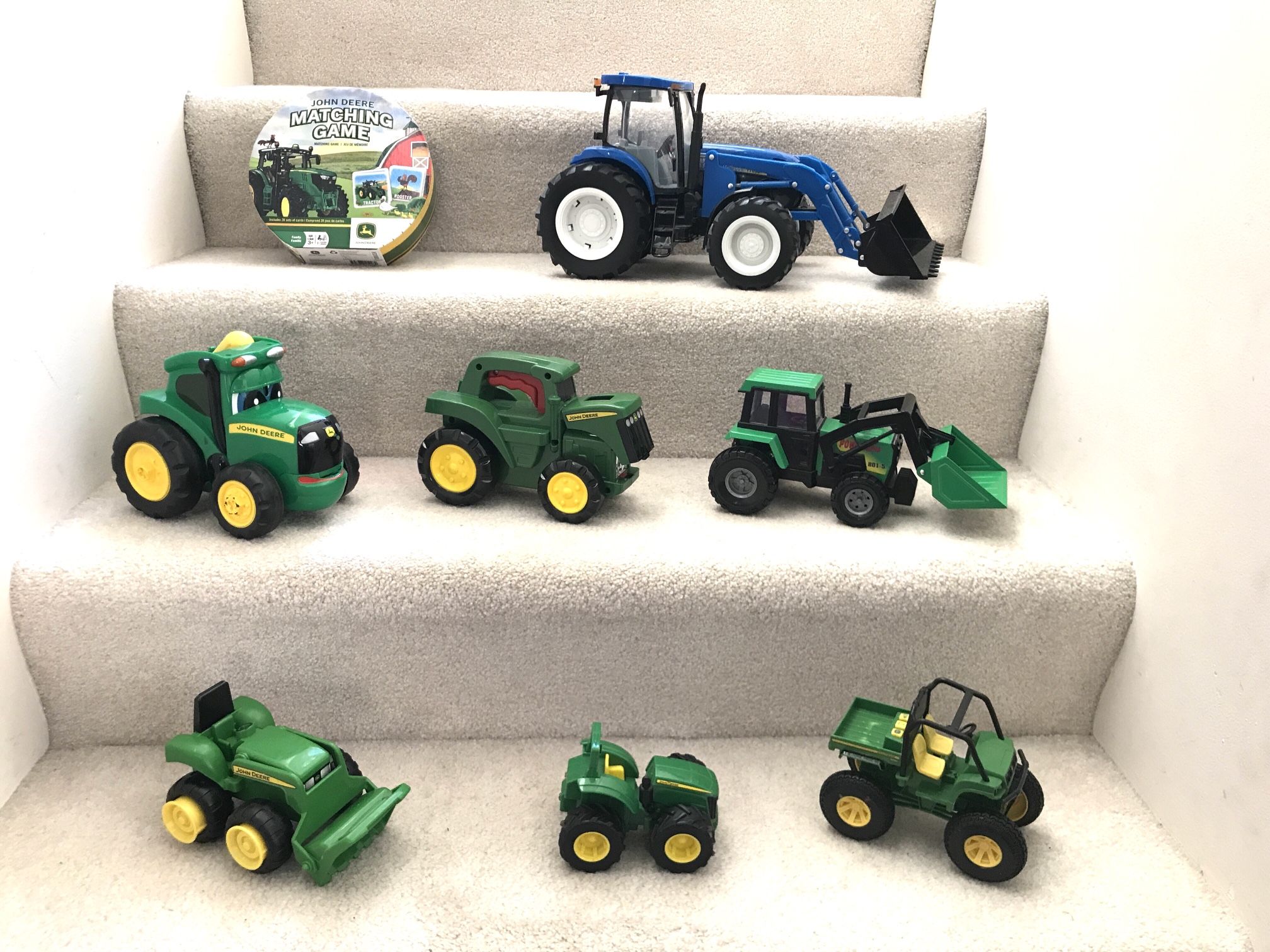 Lot Of John Deere Trucks And Puzzle ($35 For All)