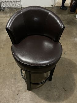 LEATHER STOOL