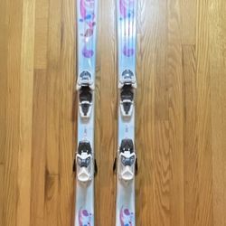 Volkl Chica Jr. Kids 140cm Skis with 7.0 MARKER Bindings JUNIOR Girls Tip Rocker