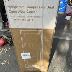 Yeego 12” Wine Cooler NEW 