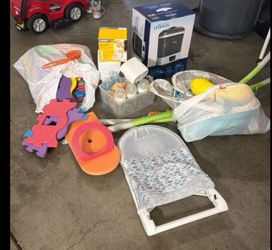 Baby Items Bundle – Sterilizer, Bath Seat, Bottles & More