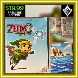 *RARE* The Legend of Zelda Phantom Hourglass (Premiere Edition Strategy Guide Poster)