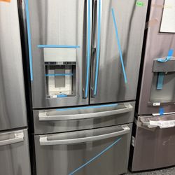 GE Profile Stainless Steel 4 Door Refrigerator Door In Door 36”